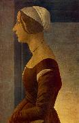 BOTTICELLI, Sandro Portrait of a Young Woman (La bella Simonetta) fs China oil painting reproduction